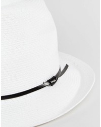 Chapeau de paille blanc Catarzi