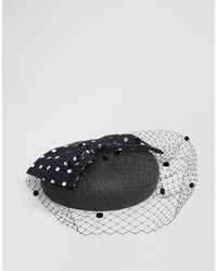Chapeau de paille noir Helene Berman