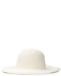Chapeau en laine blanc