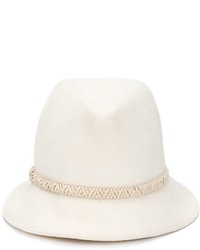 Chapeau en laine blanc