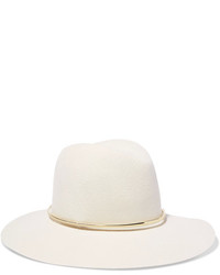 Chapeau en laine blanc Janessa Leone