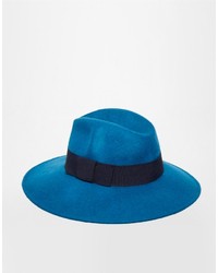Chapeau en laine bleu canard Catarzi