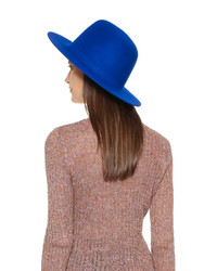 Chapeau en laine bleu Brixton