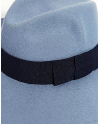 Chapeau en laine bleu Catarzi