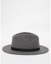 Chapeau en laine gris foncé Brixton