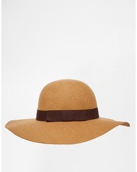 Chapeau en laine marron clair Catarzi