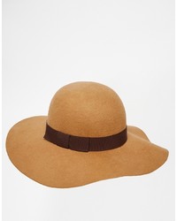 Chapeau en laine marron clair Catarzi