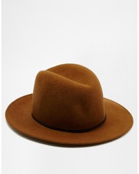 Chapeau en laine marron Catarzi