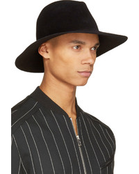 Chapeau en laine noir Undercover