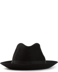 Chapeau en laine noir Borsalino