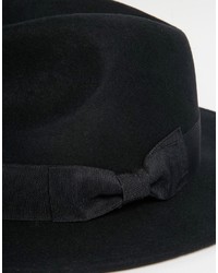 Chapeau en laine noir Asos