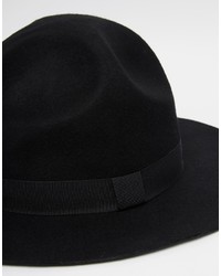 Chapeau en laine noir Asos