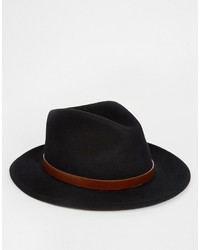 Chapeau en laine noir Brixton