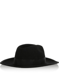 Chapeau en laine noir Karl Lagerfeld