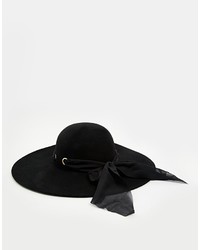 Chapeau en laine noir Asos