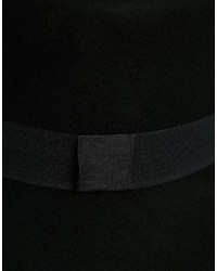 Chapeau en laine noir Asos