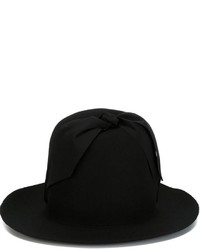 Chapeau en laine noir Federica Moretti