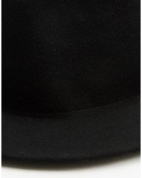 Chapeau en laine noir Catarzi