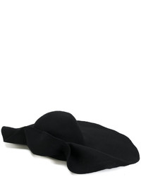 Chapeau en laine noir Isabel Benenato