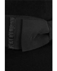 Chapeau en laine noir Saint Laurent
