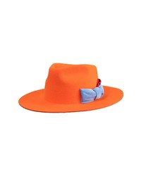 Chapeau en laine orange