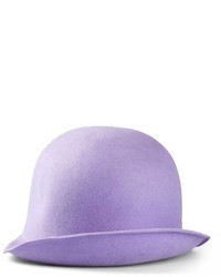 Chapeau en laine violet