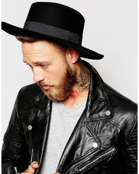 Chapeau noir Asos