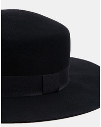 Chapeau noir Asos