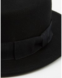 Chapeau noir Asos