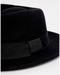 Chapeau noir Asos