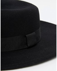 Chapeau noir Reclaimed Vintage