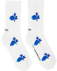 Chaussettes à fleurs bleu marine SOCKSSS