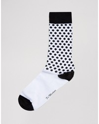 Chaussettes á pois blanches Dr. Martens