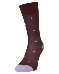 Chaussettes á pois bordeaux Falke