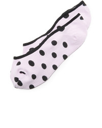 Chaussettes á pois roses Kate Spade