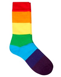Chaussettes à rayures horizontales multicolores Asos