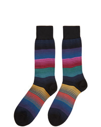 Chaussettes à rayures horizontales multicolores Paul Smith