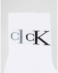 Chaussettes blanches Calvin Klein
