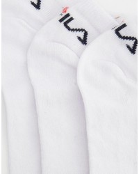 Chaussettes blanches Fila