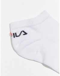 Chaussettes blanches Fila