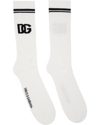 Chaussettes blanches Dolce & Gabbana