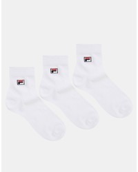 Chaussettes blanches Fila