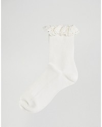 Chaussettes blanches Monki