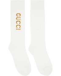 Chaussettes blanches Gucci
