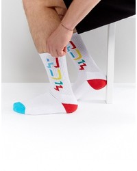 Chaussettes blanches HUF