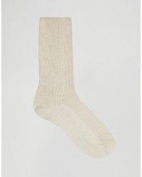Chaussettes blanches Johnstons of Elgin