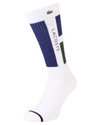 Chaussettes blanches Lacoste