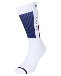 Chaussettes blanches Lacoste