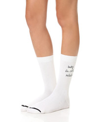 Chaussettes blanches Kate Spade
