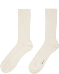 Chaussettes blanches Auralee